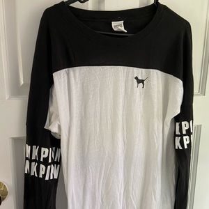 Black & white Victoria’s Secret long sleeve
